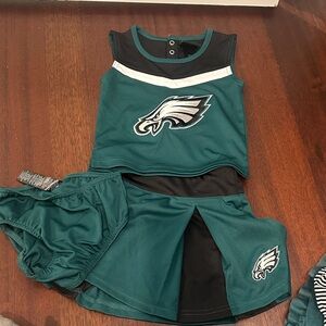 NFL Team Apparel Kids Black and Teal Top